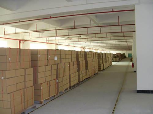 紙箱成品存放區 紙箱成品存放區